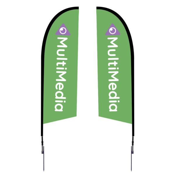 Small 8.25' Falcon Flag Single Or Double Sided - Image 7