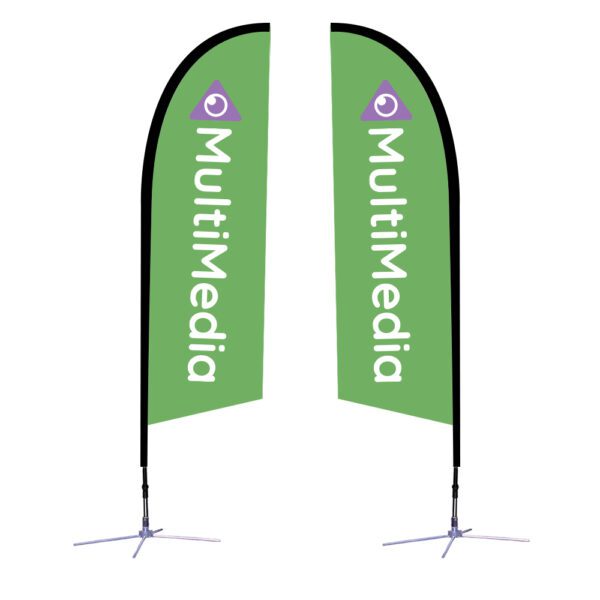 Small 8.25' Falcon Flag Single Or Double Sided - Image 3